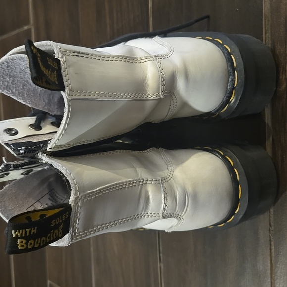 Dr. Martens White JADON Zplatform Boot Sz US 7L - Picture 6 of 13